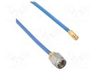 SMA,SMP; Times Tflex 405; Cable: coaxial; 0.076m; male; male AMPHENOL RF