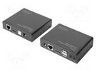 Device: KVM switch; HDBaseT™,HDCP 2.2,HDMI 1.4,USB 2.0; black DIGITUS