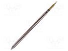 Tip; chisel,elongated; 1.4mm; for soldering station METCAL