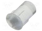 Fiber for LED; round; Ø2.3mm; Front: flat; straight BIVAR