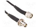 Times LMR-200; Cable: coaxial; TNC,both sides; 0.305m; female AMPHENOL RF