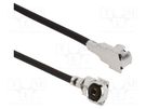 Cable; AMC4 female,both sides; angled; 0.25m AMPHENOL RF