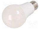 LED lamp; warm white; E27; 230VAC; 830lm; 9W; 200°; 3000K GTV Poland