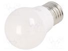 LED lamp; warm white; E27; 230VAC; 255lm; 3W; 160°; 3000K GTV Poland