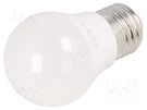 LED lamp; cool white; E27; 230VAC; 255lm; 3W; 160°; 6400K GTV Poland