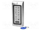RFID combination lock; wall mount; 12VDC; IP44; -40÷60°C; 0÷99s ORNO