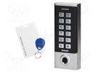 RFID combination lock; wall mount; 12VDC; IP68; -40÷60°C; 0÷300s ORNO