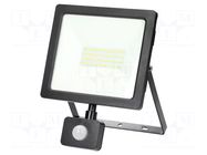 Lamp: LED flood light; 50W; 230VAC; 4000K; CRImin: 80; IP44; 3700lm VIRONE