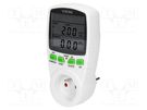 Controller; plug-in; IP20; 16A; 230VAC 50/60Hz; Display: LCD; white VIRONE