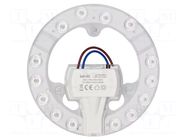 Lamp: LED light panel; 4000K; 137mm; 12W; 1200lm; CRImin: 80; 230VAC ADVITI