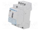 Relay: installation; monostable; NO x4; for DIN rail mounting HAGER