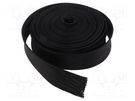 Polyester braid; ØBraid : 25÷45mm; polyester; black; -55÷150°C PARTEX