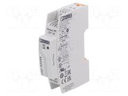 Power supply: switching; for DIN rail; 12W; 12VDC; 1A; 85÷264VAC PHOENIX CONTACT