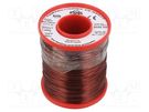 Coil wire; double coated enamelled; 0.75mm; 1kg; -65÷200°C INDEL