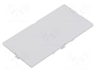 Front panel; light grey; 1597 HAMMOND