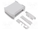Enclosure: for computer; grey; for DIN rail mounting HAMMOND