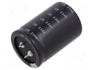 Capacitor: electrolytic; SNAP-IN; 10000uF; 80VDC; Ø35x50mm; ±20% AISHI