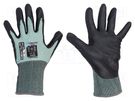 Protective gloves; Size: 9,L; green; Dexcut WONDER GRIP