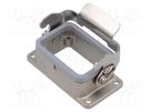 Enclosure: for HDC connectors; Han-INOX®; size 6B; with latch HARTING