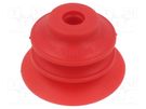 Suction cup; 56mm; 28cm3; Suction cup: silicone VMECA