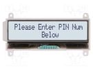 Display: LCD; alphanumeric; FSTN Positive; 20x2; 71.6x37.6x6.8mm NEWHAVEN DISPLAY INTERNATIONAL