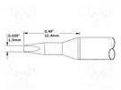 Tip; chisel; 1.4mm; 468°C; for soldering station METCAL