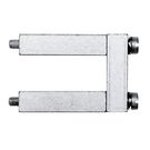Cross-connector (terminal), when screwed in, Number of poles: 2, Pitch in mm: 27.00, Insulated: No, 232 A, Silver grey Weidmuller
