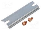 DIN rail; steel; W: 35mm; L: 110mm; AL-1212-8 SPELSBERG
