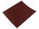 Cleaning cloth: sandpaper; Granularity: 40; 230x280mm PG PROFESSIONAL