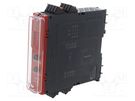 Module: safety relay; 24VAC; 24VDC; IN: 2; for DIN rail mounting IDEC