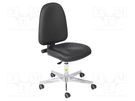 Chair; ESD; Seat dim: 460x430mm; Back dim: 440x510mm; 460÷590mm 