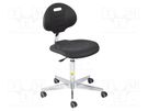 Chair; ESD; Seat dim: 470x440mm; Back dim: 420x320mm; 550÷730mm 