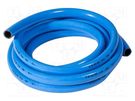 Hose; max.20bar; L: 1m; PVC,SBR; Gol Blue; Tube in.diam: 25mm; blue PNEUMAT