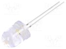 LED; 10mm; white warm; 30°; Front: convex; 2.5÷5V; No.of term: 2 OPTOSUPPLY