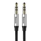Baseus Yiven M30 stereo audio cable AUX 3.5 mm male mini jack 1.5 m silver-black (CAM30-CS1), Baseus