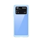 Outer Space Case Xiaomi Poco M4 Pro 5G cover with flexible frame blue, Hurtel