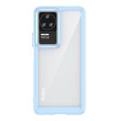 Outer Space Case for Xiaomi Poco F4 5G cover with a flexible frame blue, Hurtel