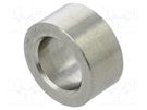 Spacer sleeve; 5mm; cylindrical; stainless steel; Out.diam: 10mm DREMEC