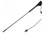 Antenna; car top,automotive; 405mm; AM,FM; universal; 180mm MTA