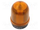 Signaller: lighting; continuous light; orange; 12÷230VDC; IP65 WERMA