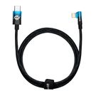 Baseus MVP 2 Elbow angled cable Power Delivery cable with side USB Type C / Lightning plug 1m 20W blue (CAVP000221), Baseus