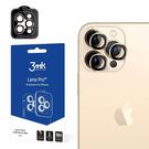 iPhone 14 Pro Max / 14 Pro 9H Camera Glass for 3mk Lens Protection Pro Series Lens - Gold, 3mk Protection