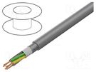 Wire: control cable; SUPERTRONIC® 310-PVC; 5x0.34mm2; PVC; grey HELUKABEL