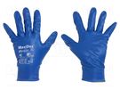 Protective gloves; Size: 10; blue; MaxiDex® ATG