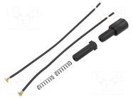 Fuse holder; 5x20mm,6.3x32mm; Imax: 6.3A; Leads: cables; -30÷85°C ESKA