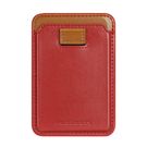 Dux Ducis Magnetic Leather Wallet magnetic wallet MagSafe for iPhone RFID blocker red, Dux Ducis