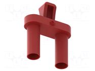 Adapter; red; 36A; Type: insulated; 38.3mm; 1kV ELECTRO-PJP