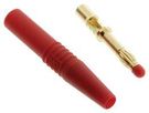 PLUG, 4MM, RED, PK5