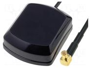 Antenna; automotive,inner; GPS; MCX-B; plug; angled; Len: 5m; magnet JC Antenna