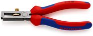 KNIPEX 11 12 160 Insulation Stripper universal with multi-component handles black atramentized 160 mm